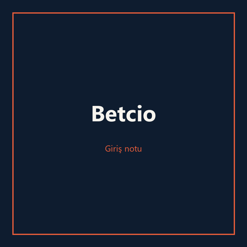 Betcio görseli